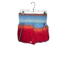 Gradient Ombre Womens Athletic Shorts By Free people Movement Size L Lightweight